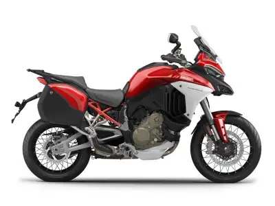 2024 Ducati Multistrada V4 S Travel & Radar Spoked Wheels Red Rewrite travel rules Get ready to disc...