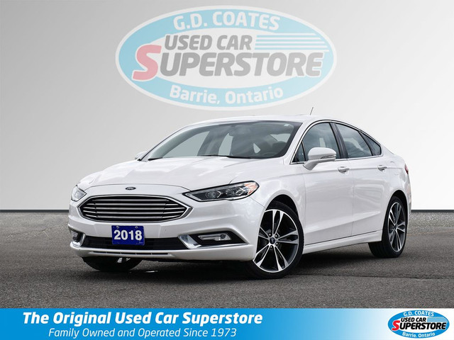 2018 Ford Fusion Titanium AWD ~Leather ~Heated/Cooled Seats ~Cam in Cars & Trucks in Barrie