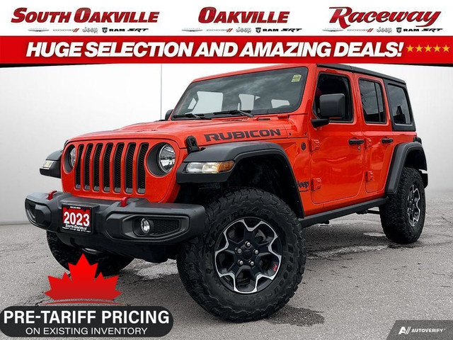 2023 Jeep Wrangler RUBICON | CLEAN CARFAX | CARPLAY | BACKUP CAM in Cars & Trucks in Oakville / Halton Region