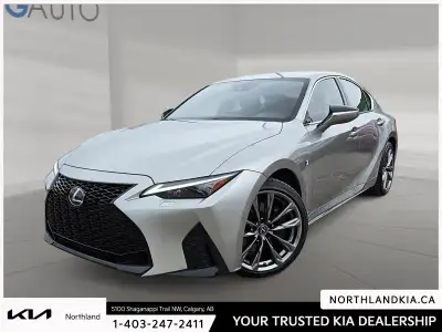 2021 Lexus IS 300 F Sport Ready for anything, from the streets of Calgary to the highways of Alberta...
