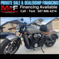 2017 INDIAN SCOUT (FINANCING AVAILABLE)