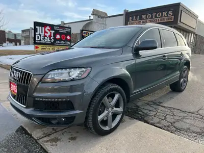 2015 AUDI Q7 3.0L TDI QUATTRO DIESEL. VORSPRUNG EDITION. S-LINE. MINT CONDITION. METALLIC GREY. ON B...