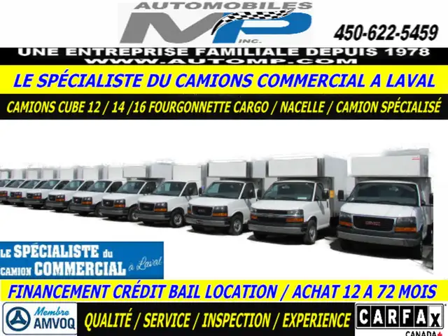 2021 GMC Savana CUBE 14 PIEDS + DECK 6.6 LITRES 1 SEUL PROPRIO in Cars & Trucks in Laval / North Shore - Image 31