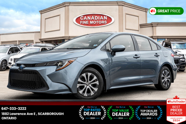 2022 Toyota Corolla HYBRID CVT |CLEAN CARFAX| CAM | HEATED SEATS in Cars & Trucks in City of Toronto