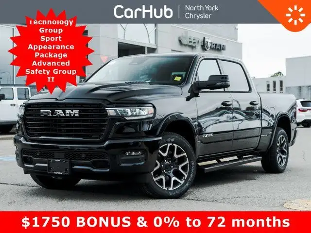2025 Ram 1500 Laramie 6'4 Box Technology Group Sport Appearance in Cars & Trucks in City of Toronto - Image 2