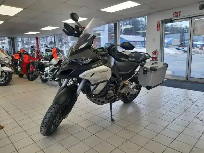 The 2016 Ducati Multistrada 1200 Enduro is a premium adventure touring motorcycle that combines Duca...