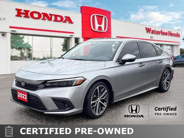 2022 Honda Civic Sedan Touring | ONE OWNER | NAVI | LEATHER in Cars & Trucks in Kitchener / Waterloo
