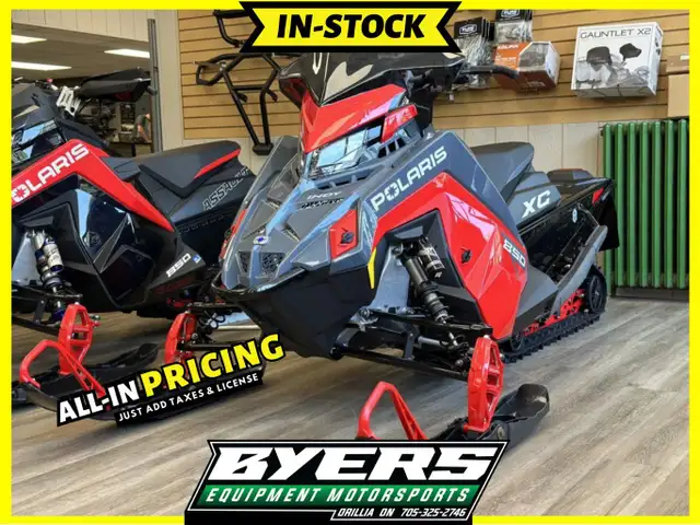 2024 Polaris 850 Switchback XC 146 Red 7S Display in Snowmobiles in Barrie - Image 2