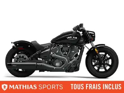 Concessionnaire des véhicules neufs et d'occasion. Cruiser INDIAN Scout Bobber Limited Tech 2025 FIN...