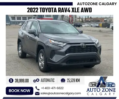 2022 Toyota RAV4 XLE AWD | $402.00/bi-weekly