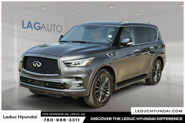 2023 Infiniti QX80 LUXE 20-inch aluminum-alloy wheels, Power lif in Cars & Trucks in Edmonton