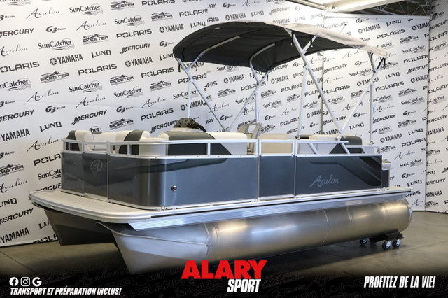 2023 AVALON VENTURE 1775  CRUISE REAR BENCH + MERCURY 30 HP in Powerboats & Motorboats in Laurentides