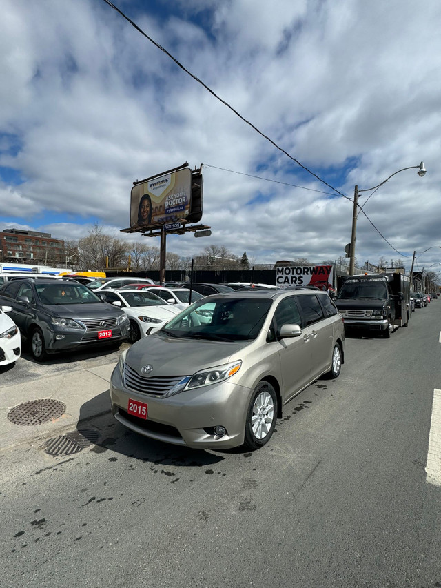 2015 Toyota Sienna Limited w/NO ACCIDENT |BROWN LEATHER INTERIOR in Cars & Trucks in City of Toronto - Image 2