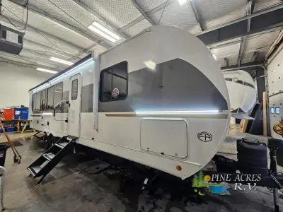 Forest River Wildwood View travel trailer 28VIEW highlights: Island with Four Bar Stools Hidden Pant...