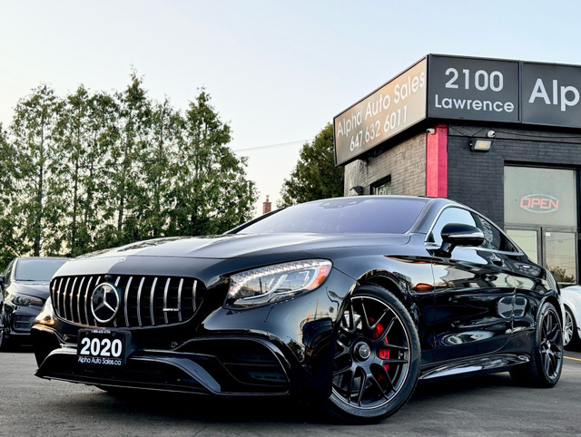 2020 Mercedes-Benz S-Class AMG S 63 4MATIC+ Coupe |603HP|RED INT in Cars & Trucks in City of Toronto
