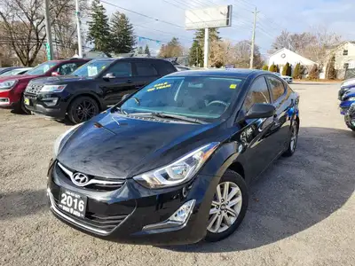 GREAT CONDITION PEARL BLACK ON BLACK HYUNDAI FOUR DOOR SEDAN W/ SPORT TRIM PACKAGE, EQUIPPED W/ THE...