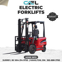 2024 CAEL Electric Forklifts - 1.5T/2T/3T/4T