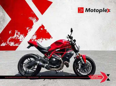 MONSTER 797+ MONSTER 797+ MODELE SPORT TOURING PLUSIEURS OPTIONS SUPPORT DE PLAQUE SYSTEME D'ÉCHAPPE...