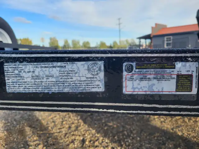 2025 RAINBOW Excursion DECKOVER in Cargo & Utility Trailers in Fort St. John - Image 7