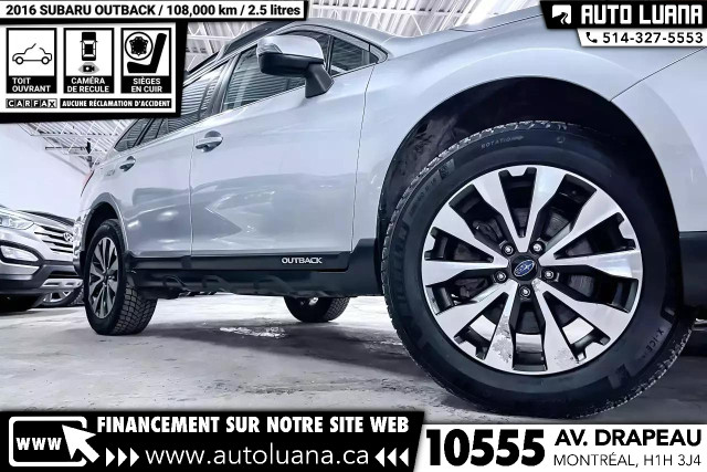 2016 SUBARU Outback 2.5i Limited GPS/TOIT/CUIR/CAMERA/PUSH START in Cars & Trucks in City of Montréal - Image 2