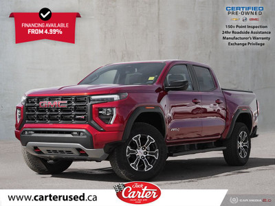 2023 GMC Canyon AT4 RED NEVER LOOKED SO GOOD AS IT DOES ON TH...