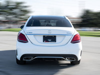 2019 Mercedes Benz C300 White Exterior on Black Interior comes with Navigation, Panoramic Roof, Blin... (image 4)