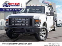 2008 Ford F-350 Chassis CREW CAB 4X4 FLAT DECK ONLY 109KM AS...