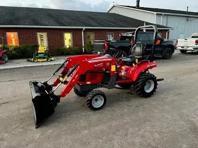 2019 Massey Ferguson GC1725M, 104HRS, loader skid steer quick attach, R4 tires, 10/10, power train w...