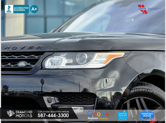 2016 Land Rover Range Rover Sport V8 Supercharged Dynamic 4WD in Cars & Trucks in Edmonton - Image 2