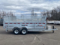 2024 K-TRAIL 82" X 16 GALVANIZED DUMP TRAILER