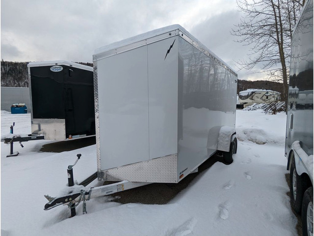  2023 Lightning LTF612SA 6x12 blanche in Cargo & Utility Trailers in Gaspé - Image 3