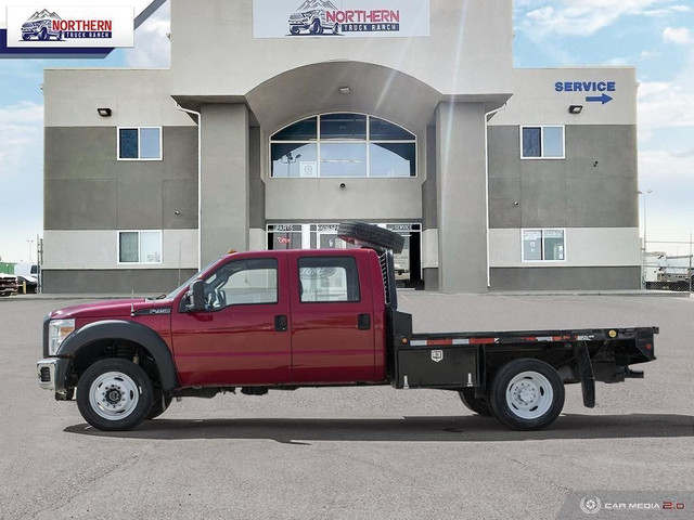 2013 Ford F-450 Chassis XL Crew Cab 4x4 Flat Bed  in Cars & Trucks in Edmonton - Image 3