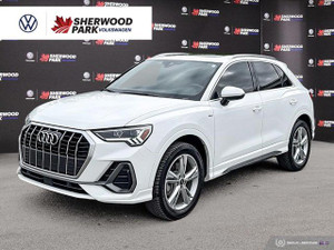 2021 Audi Q3 Technik | Leather | Heated Seats | Panoroof | Virtual Cockpit | B&O Sound | Rearview Cam
