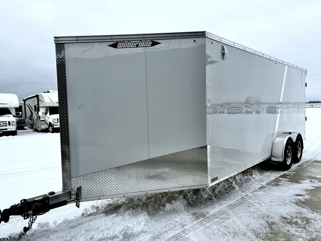 2024 WEBERLANE WL V Nose Snow Trailer 7x18 +5 TANDEM AXLE in Cargo & Utility Trailers in Kitchener / Waterloo - Image 4