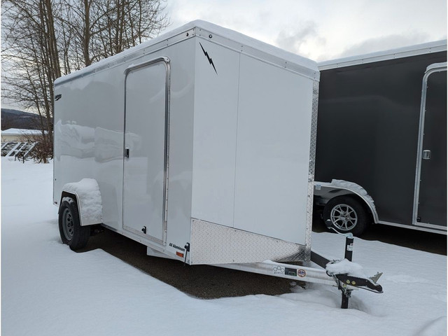  2023 Lightning LTF612SA 6x12 blanche in Cargo & Utility Trailers in Gaspé