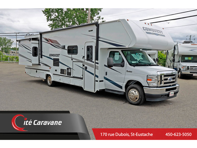  2021 Gulf Stream Conquest 6320 ! 2 extensions + crics hydraulic in RVs & Motorhomes in Laval / North Shore - Image 2