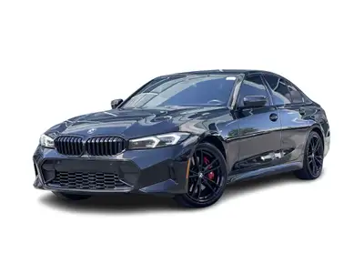 2024 BMW 3 Series 330i xDrive 2.0L 4-Cylinder 4D Sedan AWD 8-Speed Automatic Black Sapphire Metallic...