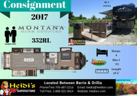 2017 MONTANA HIGH COUNTRY KEYSTONE 352RL (SITE # 175 in HEIDI'S 
