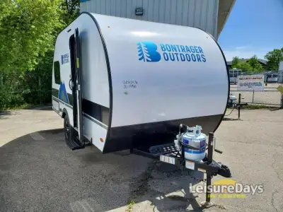 Bontrager Outdoors Standard teardrop trailer 17BH highlights: Wet Bath Microwave Oven Large Shelf Sl...