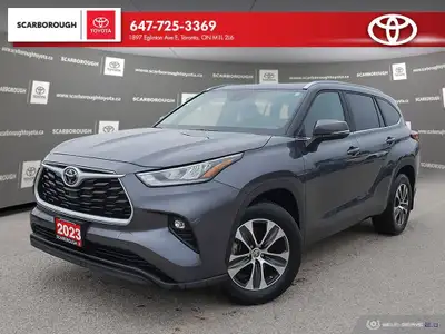 Check out this 2023 Toyota Highlander XLE AWD with 37,864 KMS, finished in a sleek Grey exterior. Pa...