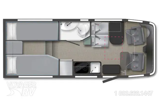 2025 Winnebago Ekko 22A AWD POP-TOP in RVs & Motorhomes in Kelowna - Image 70