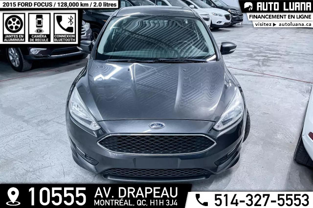 2015 FORD Focus SE CAMERA/MAGS/BLUETOOTH/DEMARREUR/128,000km in Cars & Trucks in City of Montréal - Image 2