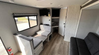 Shasta Oasis SST25RS a front private bedroom and va-10-floorplan beds make this trailer perfect for... (image 5)