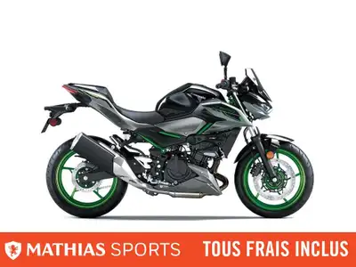 Concessionnaire des véhicules neufs et d'occasion. Sportive KAWASAKI Z500 SE 2025 Tous les regards s...
