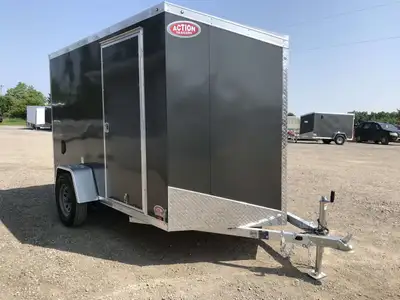 LEGACY LITE ALL-ALUMINUM ENCLOSED CARGO TRAILER 6'x10' LIGHTWEIGHT, LOW-MAINTENANCE, AND BUILT TO LA...