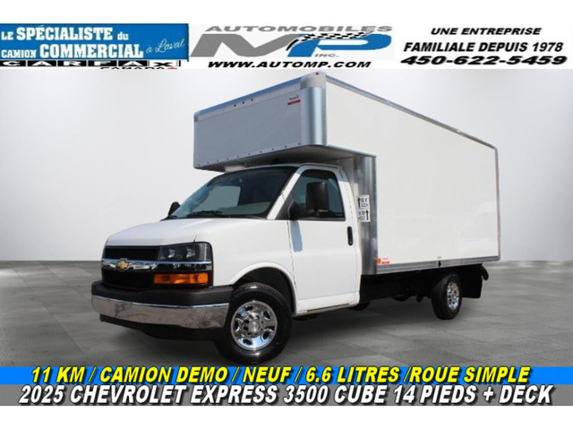 2025 Chevrolet Express CUBE 14 PIEDS DECK 6.6 L / 11 KM / ROUE S in Cars & Trucks in Laval / North Shore