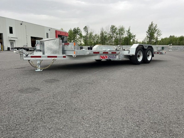 2025 N&N-0059 GL518G16K Split tilt deck 5+18 FT  8K axles galvan in Cargo & Utility Trailers in St. Albert - Image 3