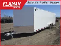2023 ALCOM XPRESS7X24ES-IF+2 Enclosed Snowmobile Trailer