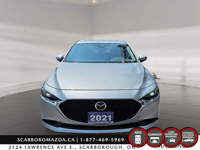 2021 Mazda Mazda3 CPOAWD|NEW BRAKES|SUNROOF|LEATHER|SEDAN|LOW LO in Cars & Trucks in City of Toronto - Image 2