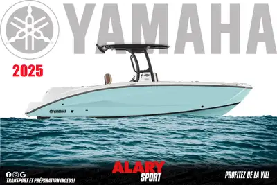 Ce bateau sport YAMAHA 255 FSH SPORT 2025 est disponible DÈS MAINTENANT! Contactez-nous au 450-420-2...